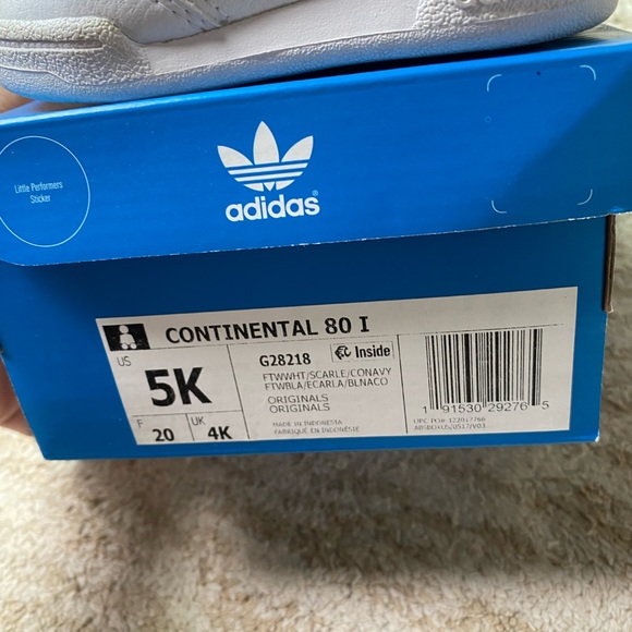 Adidas | Continental 80’s Toddler - Picture 6 of 6